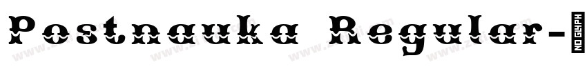Postnauka Regular字体转换